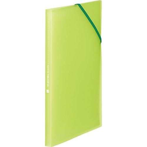 6171-3Tキミ　クリアーファイル ホルダーイン 黄緑 6171-3T キングジム 4971660033843（110セット）