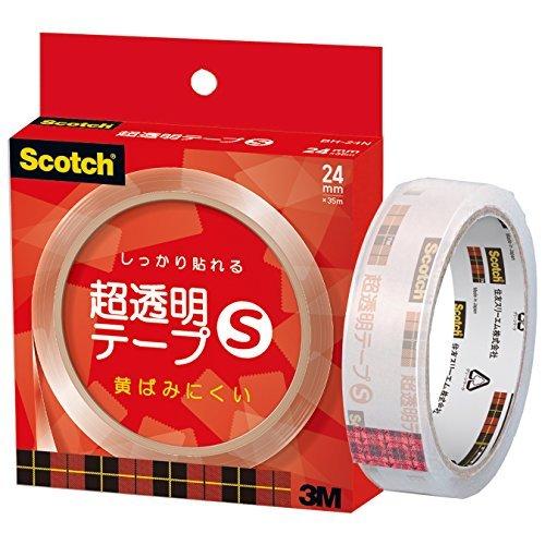 3M スコッチ 超透明テープS 24mm×35m 芯76mm BH-24N（200セット）