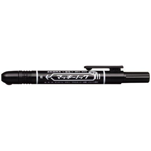 P-YYSS6-BK マッキーノック/細字/黒/１本入 ゼブラ 4901681520619（80セット）