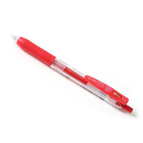 JJE15-R サラサクリップ１．０/赤 ゼブラ 4901681143337（220セット）