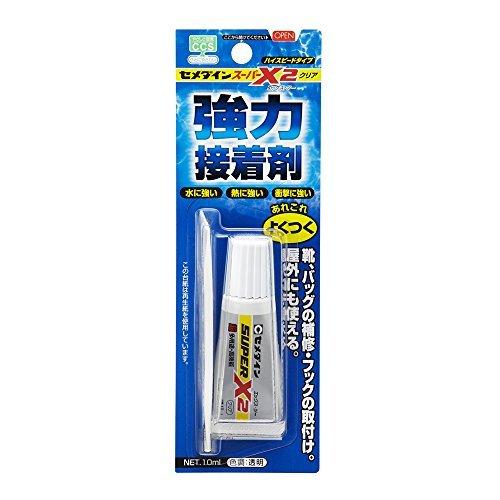 セメダイン　スーパーX2クリア　スリム　4901761170901（60セット）　AX-074(10ml)　セメダイン