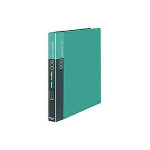 メイ-F355G　KOKUYO コクヨS＆T 名刺ホルダー替紙式A4縦 30穴500名収容横入緑 メイ-F355NG コクヨ 4901480068046（10セット）