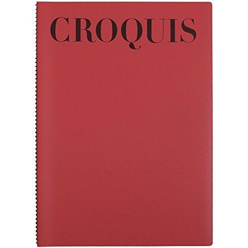 S231A-01 マルマン クロッキーブック A4 赤 S231A-01 マルマン 4979093000777（20セット）