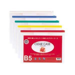 F-73Sアイ　F-73Sアイ クリヤーケース（ヨコ型） Ｂ５・Ｓ型 藍 リヒトラブ 4903419125967（80セット）