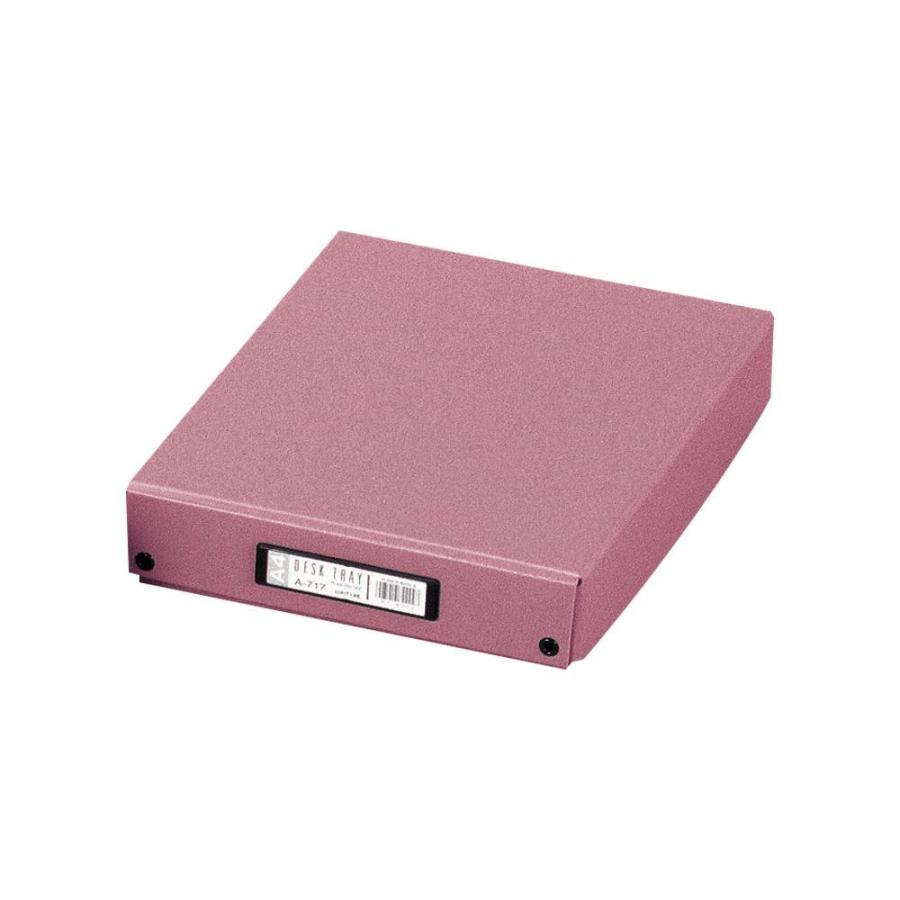 A-717ロ-ズP　A-717ロ-ズP デスクトレー Ａ４ ローズピンク リヒトラブ 4903419822231（30セット）