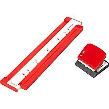 カール ゲージパンチ GP-2630-R カール事務器 4971760142902（10セット）