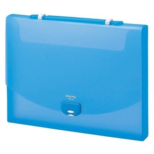 プレイング 2ウェイケース A4 AP-952-10 ブルー セキセイ 4974214129191（10セット）