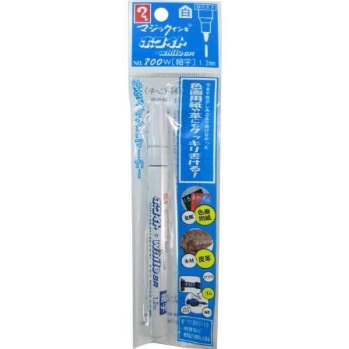 [単価140円・110セット]M700WP　寺西 マジック ホワイトSR 700W 細字 寺西化学工業 4902071507586（110セット）