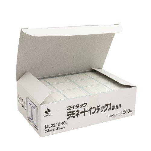 最新発見 ニチバン ラミネートインデックス業務用 ML232B-100 ニチバン 4987167047979(20セット) タックインデックス 最新発見 ニチバン ラミネートインデックス業務用 ML232B-100 ニチバン 4987167047979(20セット) タックインデックス