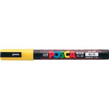 PC3M2 uni ポスカ 細字 黄 三菱鉛筆 4902778975466（360セット）