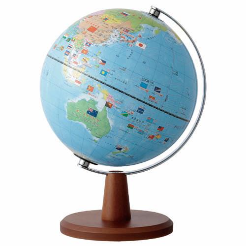 国旗イラスト付地球儀 文具 ステーショナリー Oyv221 10セット レイメイ藤井 10セット E