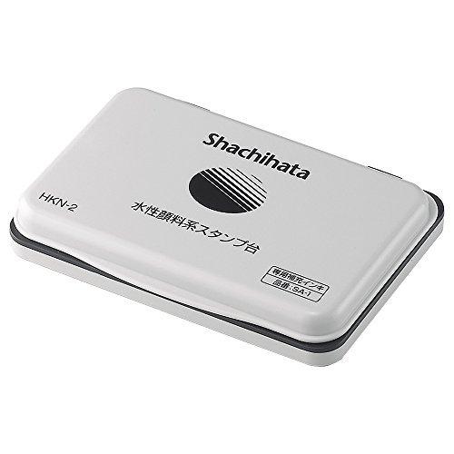 Shachihata 水性顔料系スタンプ台 中形 黒 HKN-2-K シヤチハタ 4974052059247（30セット）