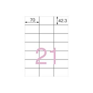 スマートバリュー OAラベルスーパーエコノミー21面500枚A109J 4547345030317