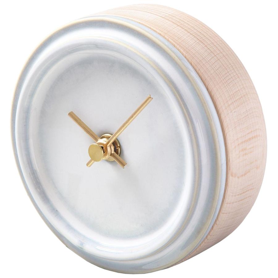 杉浦製陶 Sugy 陶磁器の美しい置き時計 Tile Wood Clock 乳白釉 Wz 01 Sugy Wz 01 オフィスジャパン 通販 Yahoo ショッピング