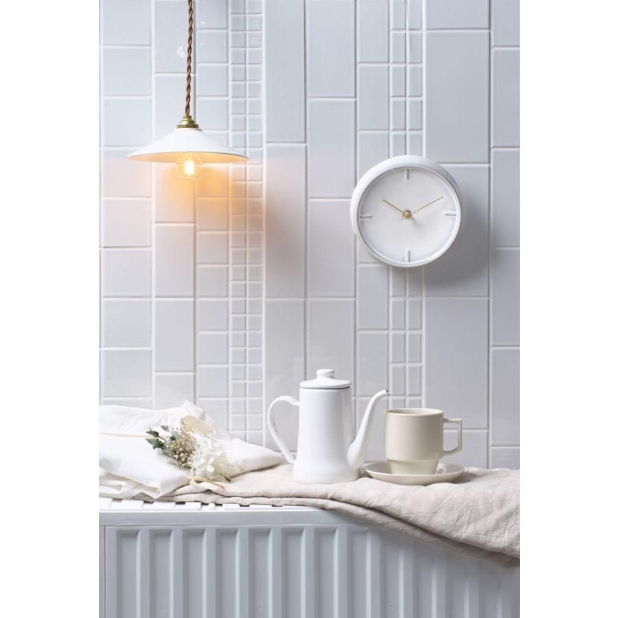 杉浦製陶 Sugy 陶磁器の美しい置き時計 Tile Wood Clock 乳白釉 Wz 01 Sugy Wz 01 オフィスジャパン 通販 Yahoo ショッピング