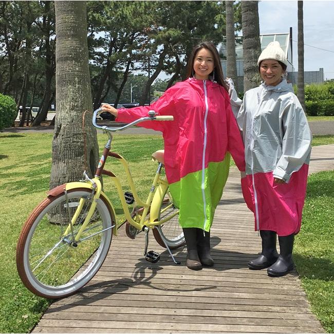 Pord レディース レインポンチョ 女性向 自転車 レインコート 耐水 雨合羽 アウトドア キャンプ 登山 レイングッズ 梅雨 女性用 カッパ かっぱ Pord Ladys タヒチ サーフ Yahoo ショップ 通販 Yahoo ショッピング