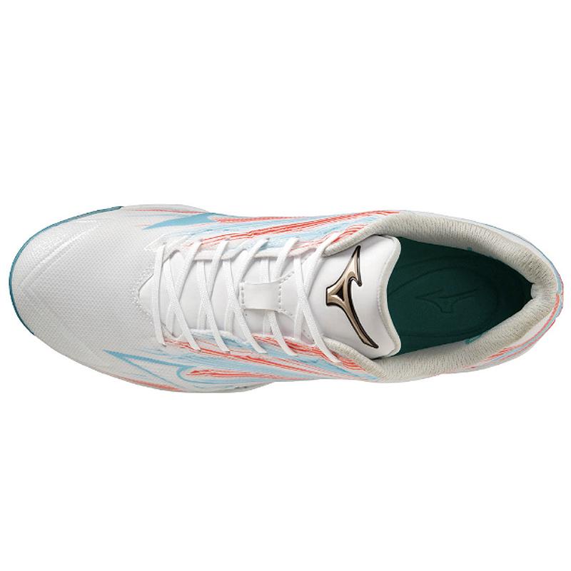MIZUNO（ミズノ） ライトレボエリート TPU ホワイト×スカイブルー