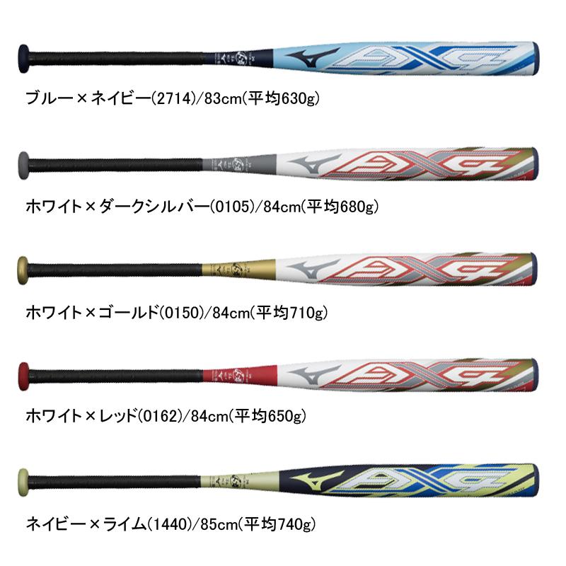 MIZUNO（ミズノ） ソフト3号ゴムボール用バット AX4 1cjfs326 : 野球