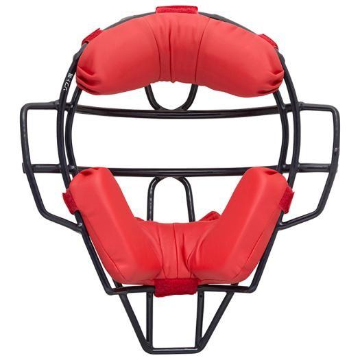 ミズノ キャッチャー防具 レッド 一式 MIZUNO 野球 キャッチャーヘルメット 軟式 一般 大人 高校生