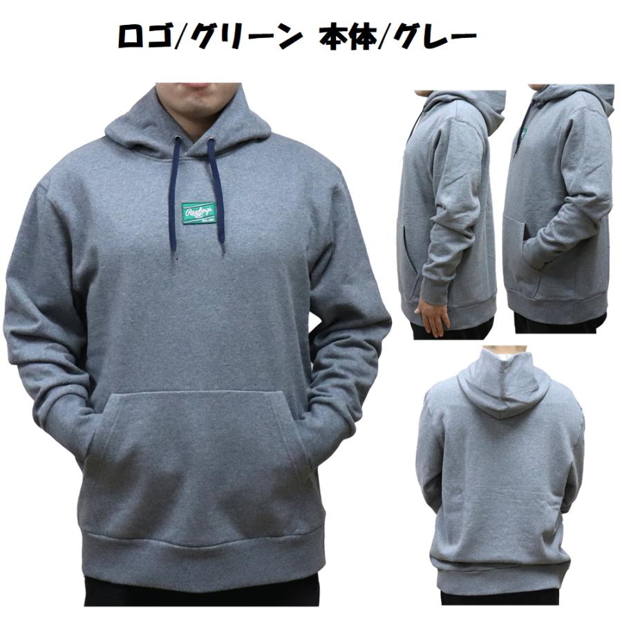 Rawlings（ローリングス） スウェットシャツ パッチロゴ 裏起毛 