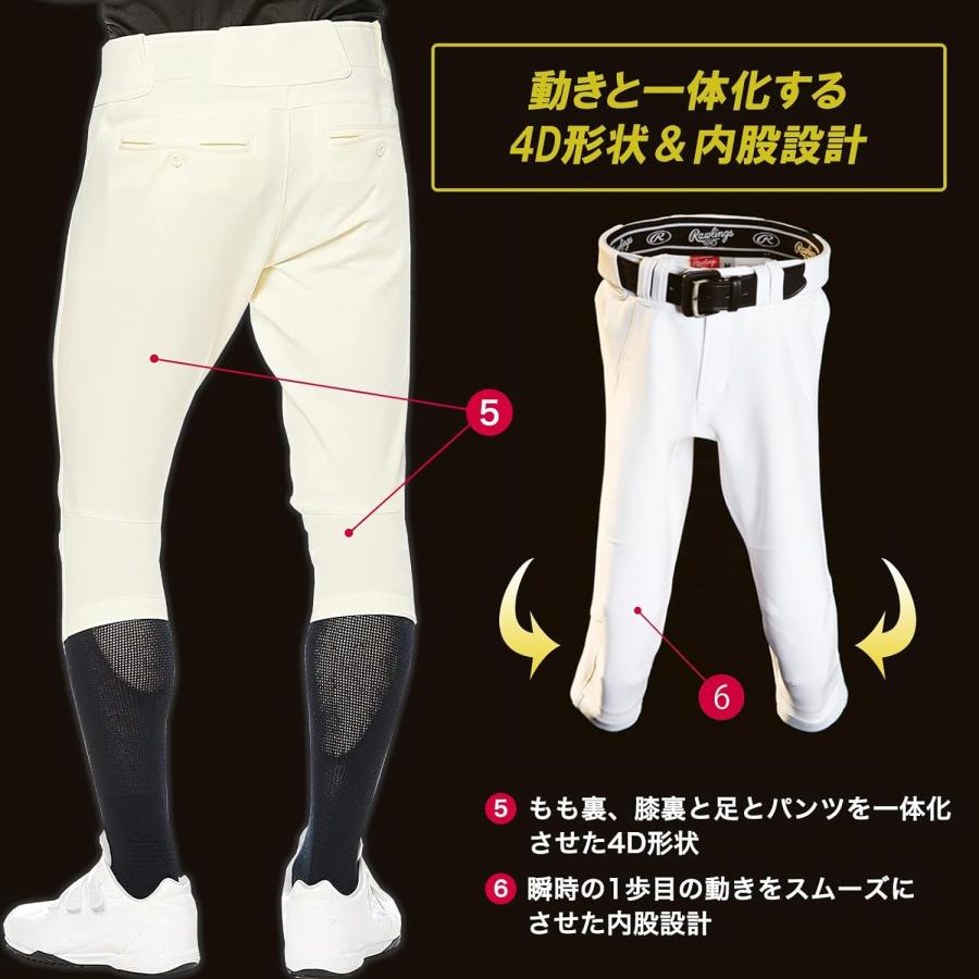 ローリングス野球ズボンM2枚L1枚 値下げ交渉あり Rawlings（ローリングス） 野球ズボン 4D8+PLUS ショートフィット