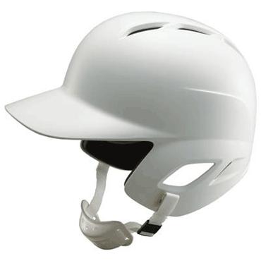 ゼット 少年硬式用打者用ヘルメット 両耳付き リトルリーグ・ボーイズリーグ公認 ホワイト bhl270-1100｜tai-spo