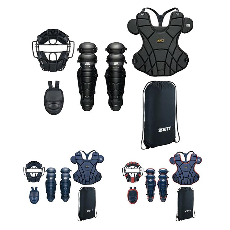 ゼット（ZETT） キャッチャー用防具 軟式用防具4点セット bl303set