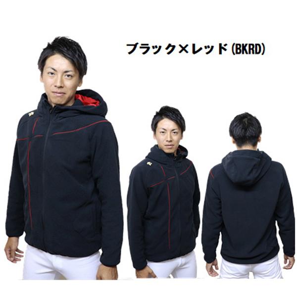 DESCENTE（デサント） フード付きフリースジャケット 長袖 フルジップ