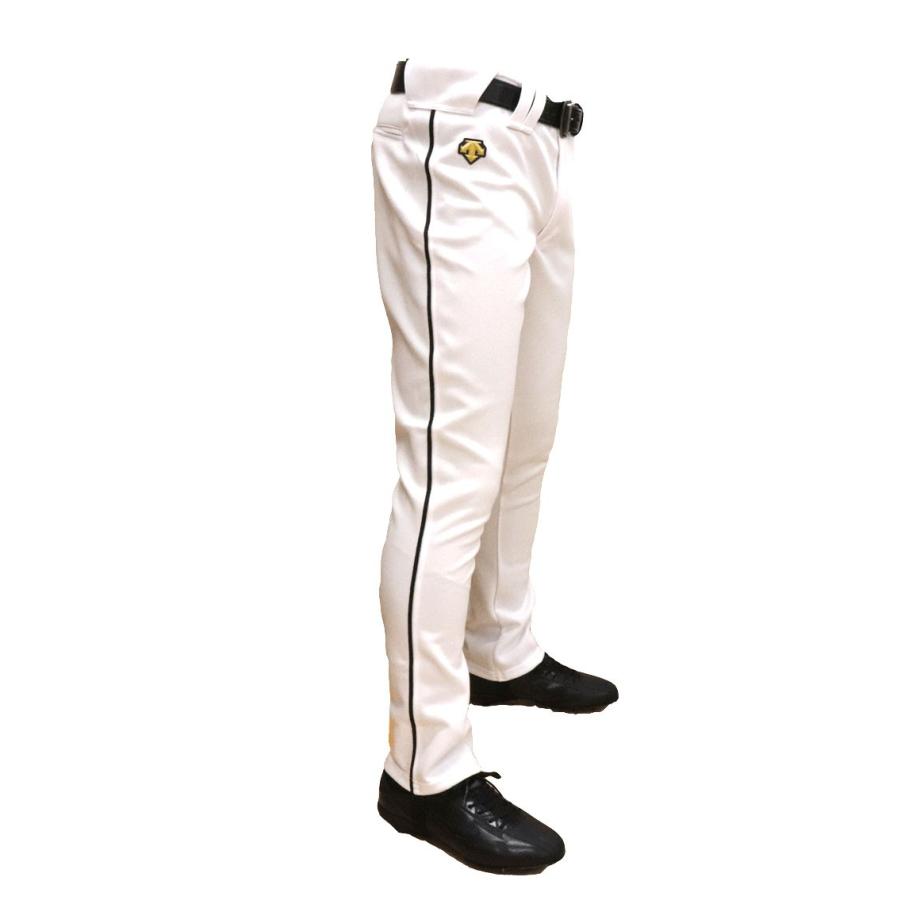 DESCENTE（デサント） ストレートフィットパンツ ライン加工付き