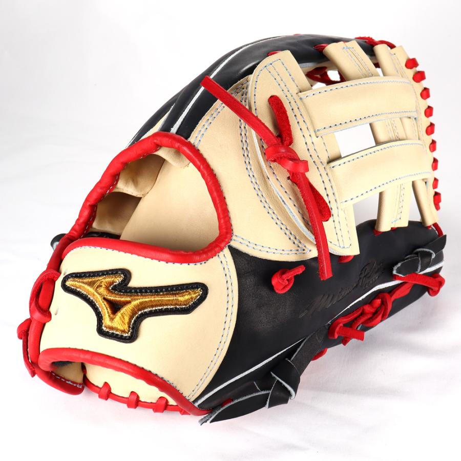 ミズノプロ オーダー 信義作 キップレザー 硬式用 外野手用 グローブ ビッグM MIZUNO ミズノ 野球館オリジナル 硬式グローブ ミズノプロ 外