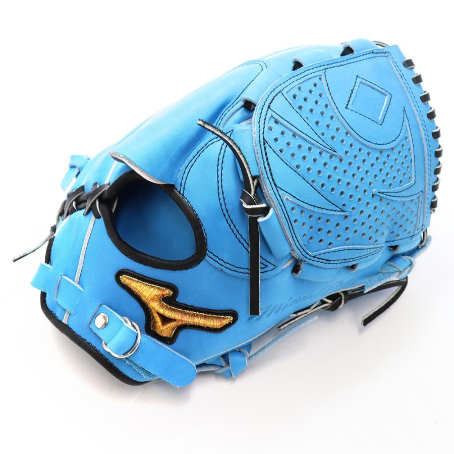 Mizuno 青色 硬式グローブ MIZUNO ミズノ 野球館オリジナル 硬式グローブ ミズノプロ 投手