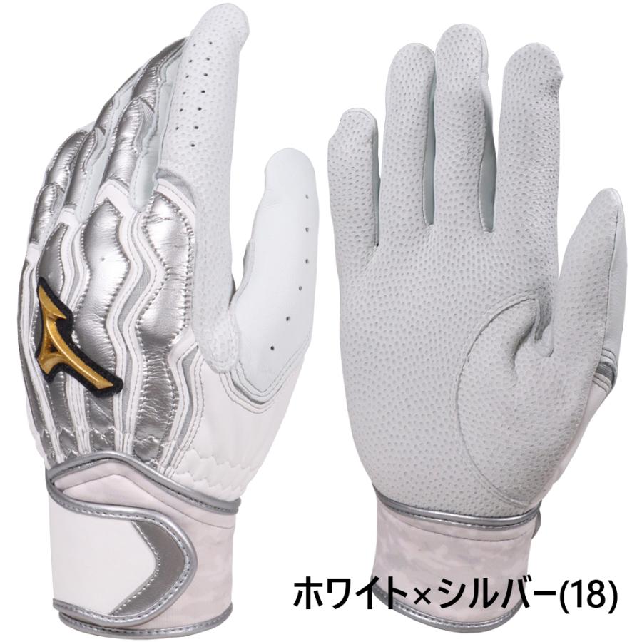 MIZUNO - ミズノプロ　バッティンググローブオーダー 配色センスが光る。 青とシルバーと、君。 廃れる事ないmizuno