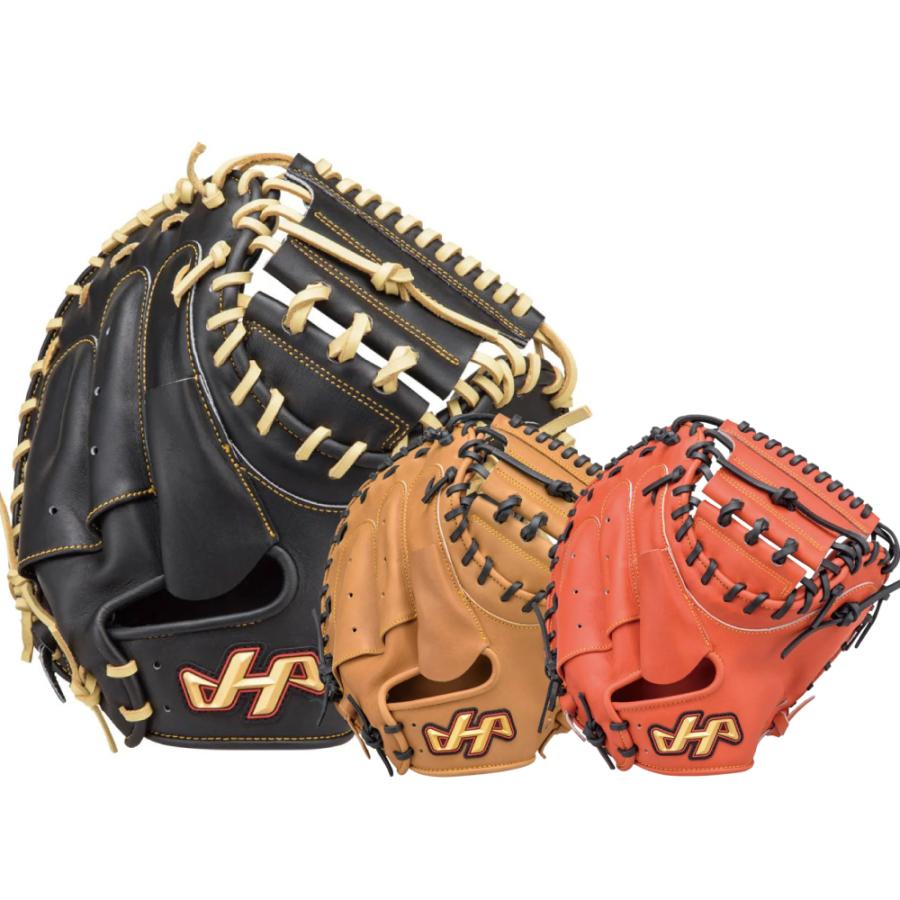 ハタケヤマ捕手用 限定】ハタケヤマ 少年軟式ミット 捕手用 TH-JM8RU ブラック