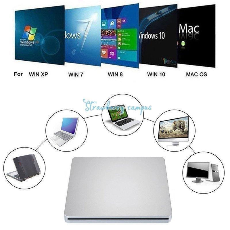 Type-C外付けCD 高速 軽量 コンパクト DVDドライブプレーヤー吸込み式 スリム Mac MacBook Pro Air｜tai-store｜11