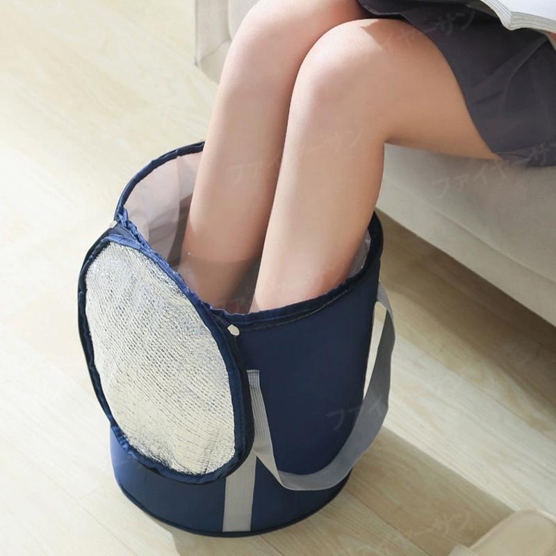 足湯 バケツ 折りたたみバケツ 保温 冷めない エステ 足浴 足湯 バケツ 折りたたみバケツ 保温 冷めない エステ 足浴