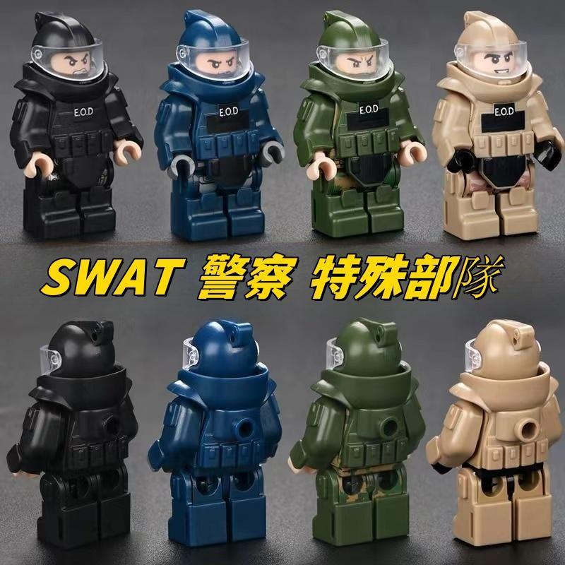 レゴ 互換 ブロック SWAT 警察 特殊部隊 アンチテロ部隊 12体セット スワット 大人 子供 男の子 互換品 人形 誕プレ 軍隊 LEGO｜tai-store｜16