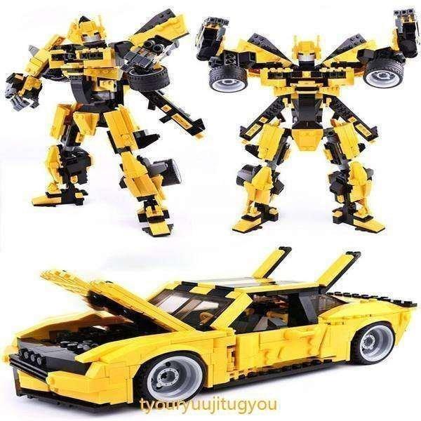 レゴ レゴ交換品 交換品 トランスフォーマー Bumblebee 車 変身 Autobot Officers 知育玩具 おままごと 子供玩具 遊び｜tai-store｜04