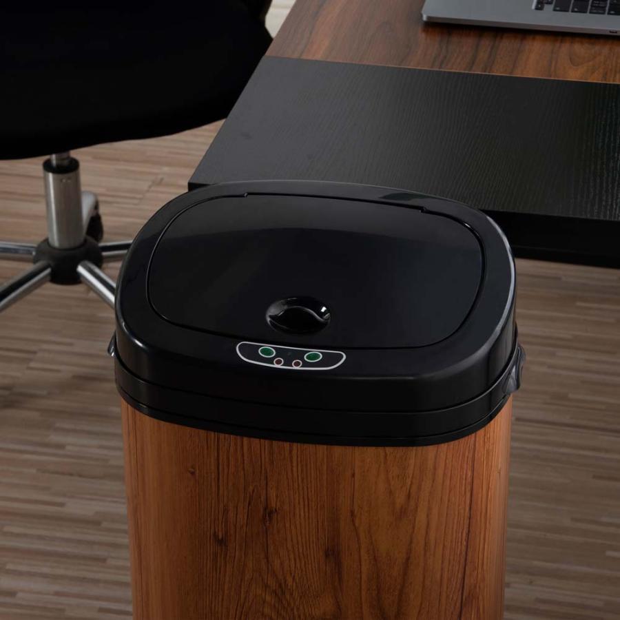 センサー全自動開閉式 ゴミ箱 大容量45L ブラウン
