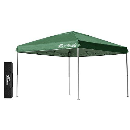 FIELDOOR 組立て簡単 3.0x3.0m ワンタッチタープテント グリーン G03