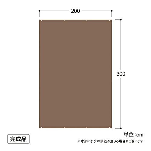 タカショー 日よけ 雨よけシェード 2×3ｍ UVカット モカベランダ 目隠し JWP-W30M｜taidaihonpo｜10