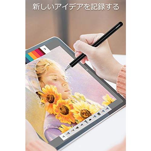 2in1タッチペン MEKO スタイラスペン スマートフォン タブレット スタイラスペン iPad iPhone Android ブラック｜taidaihonpo｜07