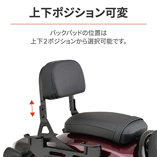 デイトナ バイク用 バックレスト レブル1100/DCT/T 21-23 専用 ライダー&タンデム対応 リバーシブルバックレスト 17798｜taidaihonpo｜04