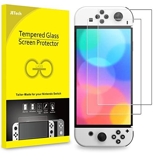 JEDirect 強化ガラス液晶保護フィルム Nintendo Switch 有機EL用 OLEDモデル  7インチ 2021年発売 2枚セット｜taidaihonpo｜02