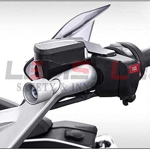 LEDISHUN バイク用 クランプバー B-M-W K1600GTL/GT R1200RS/RT R1250RS/RT 専用マルチバーホルダー長さ延長 アップグレード版 バー有効長=88MM  レッド｜taidaihonpo｜08