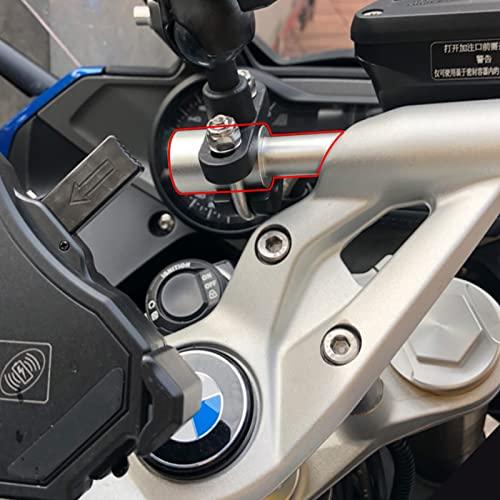 LEDISHUN バイク用 クランプバー B-M-W K1600GTL/GT R1200RS/RT R1250RS/RT 専用マルチバーホルダー長さ延長 アップグレード版 バー有効長=88MM  ブルー｜taidaihonpo｜03