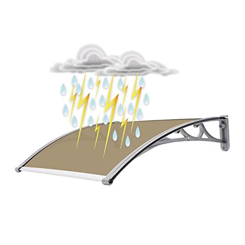 YangAera 屋根 ひさし 庇 後付け 雨よけ 300x80 CM 玄関ひさし YangAera 屋根 ひさし 庇 後付け 雨よけ 300x80 CM 玄関ひさし