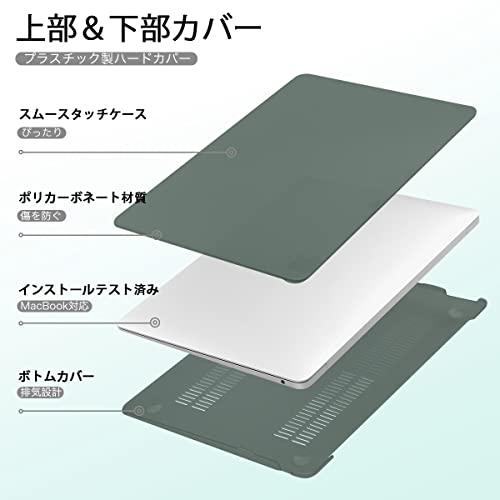 2022改良型５点セット  MacBook Air M1 ケース 2021 カバー＋ケース＋液晶保護フィルム＋キーボードカバー＋ Type C｜taidaihonpo｜03
