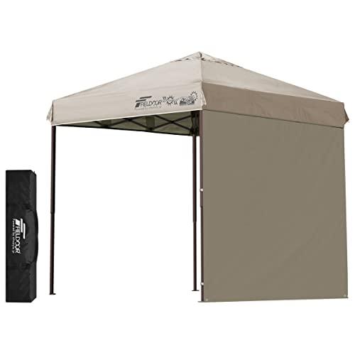 FIELDOOR 組立て簡単!! ワンタッチタープテント G03 スチールフレーム  