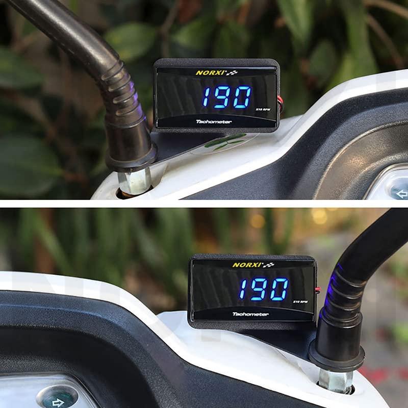 デジタルタコメーター オートバイメーター 自転車タコメーター 電気タコメーター RPMテスター Tachometer 防水設計｜taidaihonpo｜04