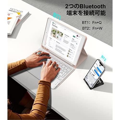 Earto for iPad 9世代 キーボード JIS基準日本語配列 マルチペアリング iPad 8世代 キーボード タッチパッド付き ipad 10｜taidaihonpo｜03